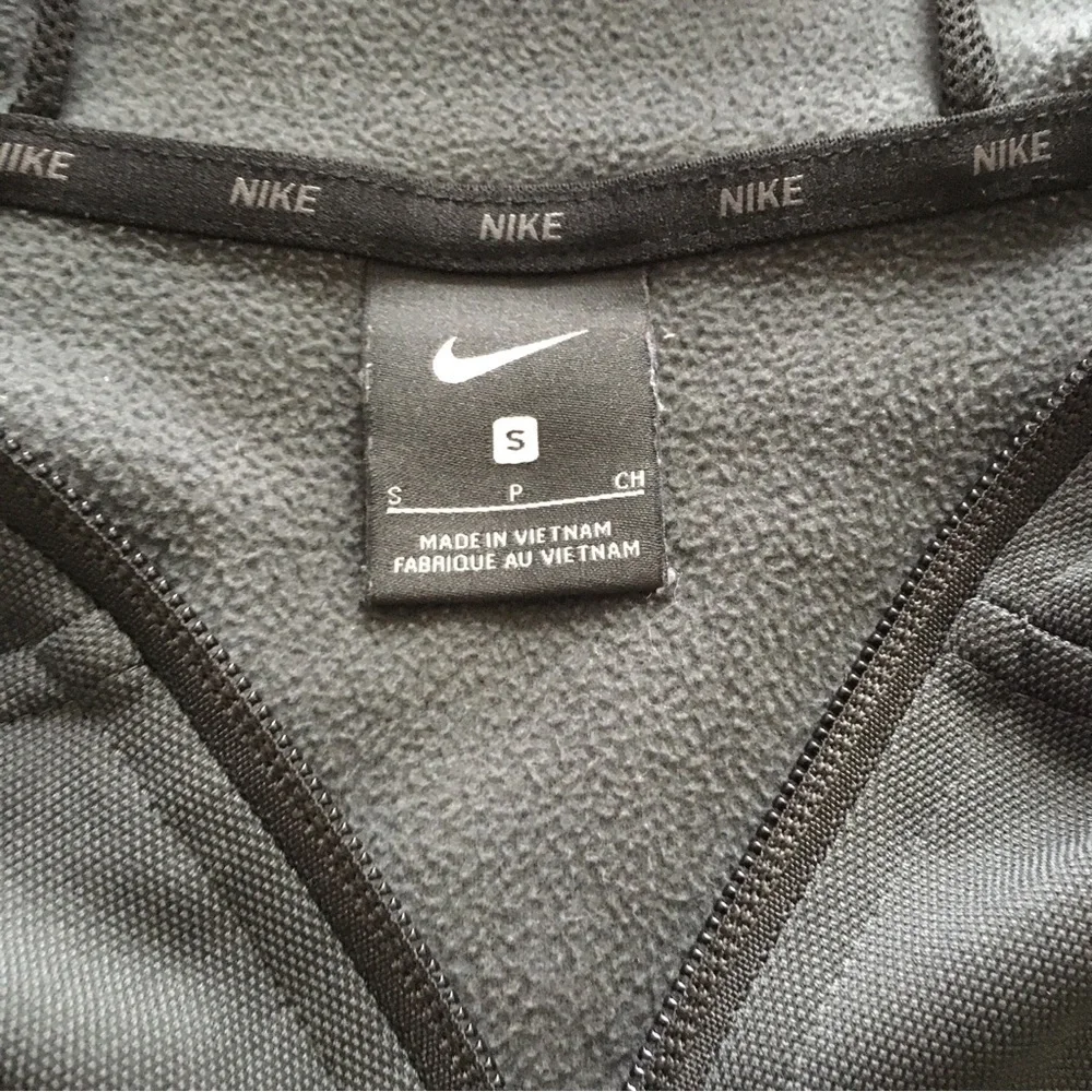 Black Full-Zip Hooded Sweatshirt